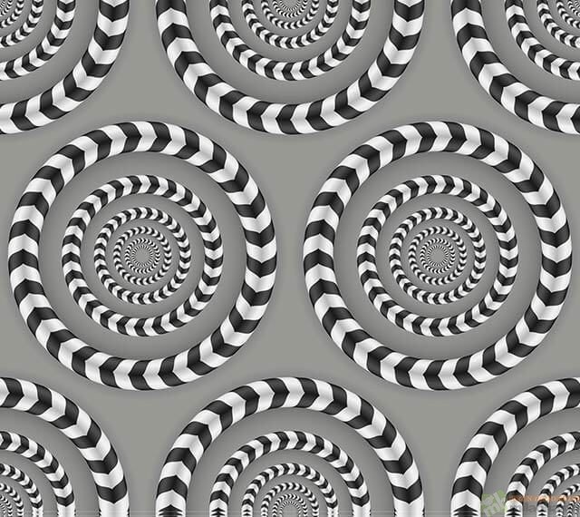 Optical Illusions That Will Make Your Brain Hurt Rotating Circles illusions Milao Haath