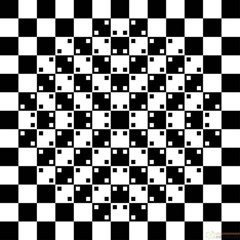 Optical Illusions That Will Make Your Brain Squiggly squares - Milao Haath