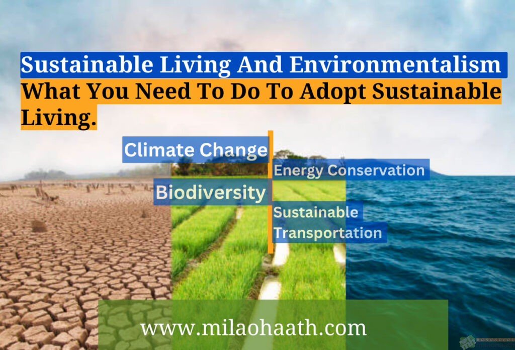 Sustainable Living and Environmentalism UK - climate change- Milao Haath