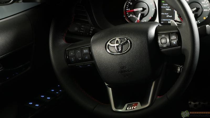 Toyota Hiluxes are indestructibe. This one is packed with enough tech to help you keep it scratch-free.