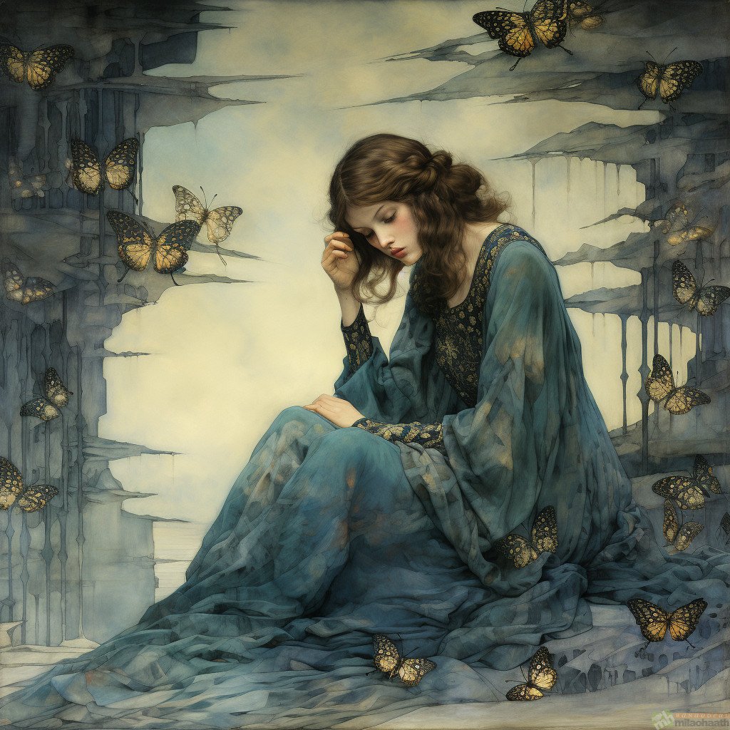 Unique renewal journey post-heartbreak depicted in a stylish and visually compelling Facebook bio.